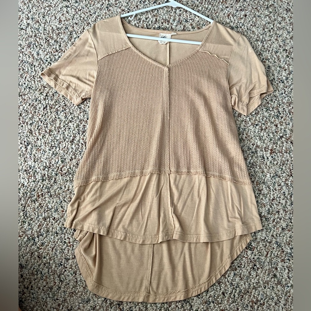 Tan White Crow T-Shirt